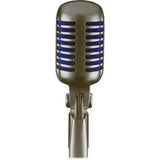 Shure Super 55 Supercardioid Dynamic Microphone (Chrome with Blue Foam) - Creation Networks