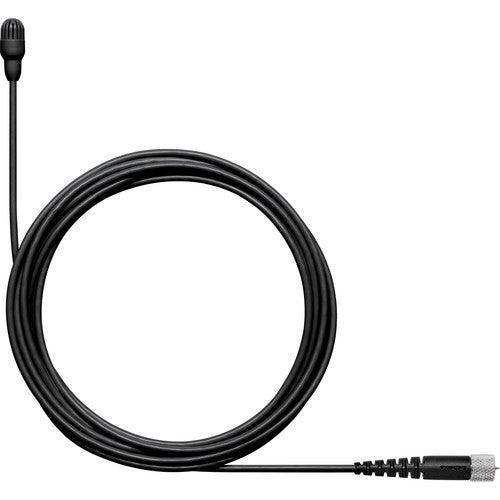 Shure TL47B/O-MTQG-A-TA Omnidirectional Lavalier Microphone with TA4F Connector and Accessories (Black) (TAA-Compliant) - Creation Networks