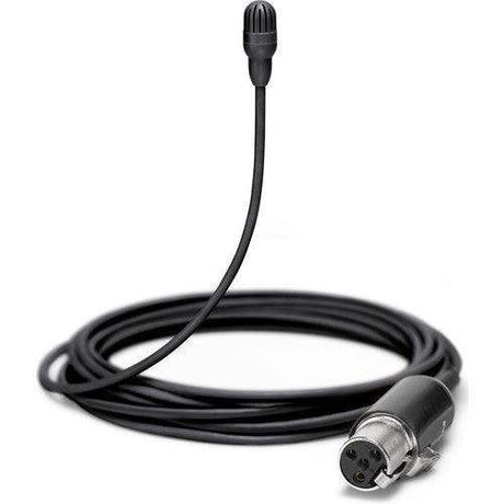 Shure TL47B/O-MTQG-TA Omnidirectional Lavalier Microphone (TA4F, Black) (TAA-Compliant) - Creation Networks