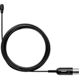 Shure TL47B/O-MTQG-TA Omnidirectional Lavalier Microphone (TA4F, Black) (TAA-Compliant) - Creation Networks