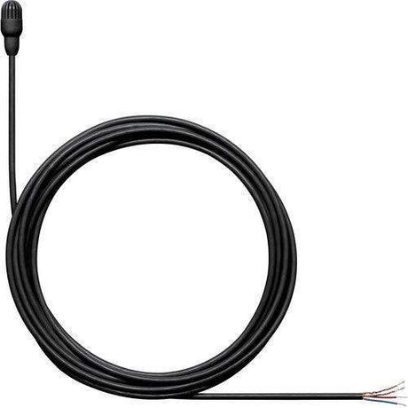 Shure TL47B/O-NC-A-TA Omnidirectional Lavalier Microphone with Pigtail Leads and Accessories (Black) (TAA-Compliant) - Creation Networks