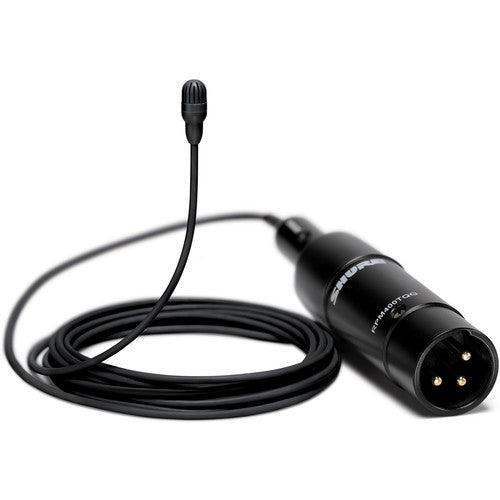 Shure TL47B/O-XLR-A-TA Omnidirectional Lavalier Microphone with XLR Connector and Accessories (Black) (TAA-Compliant) - Creation Networks