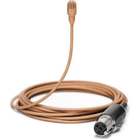 Shure TL47C/O-MTQG-A-TA Omnidirectional Lavalier Microphone with TA4F Connector and Accessories (Cocoa) (TAA-Compliant) - Creation Networks