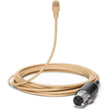 Shure TL47T/O-MTQG-A-TA Omnidirectional Lavalier Microphone with TA4F Connector and Accessories (Tan) (TAA-Compliant) - Creation Networks