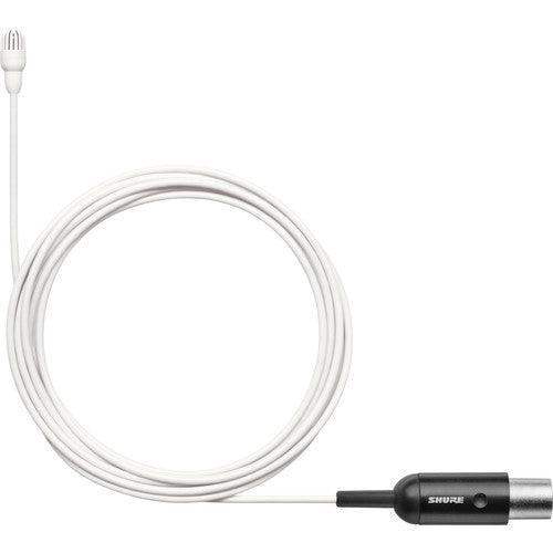 Shure TL47W/O-MTQG-A-TA Omnidirectional Lavalier Microphone with TA4F Connector and Accessories (White) (TAA-Compliant) - Creation Networks