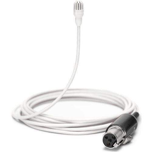 Shure TL47W/O-MTQG-A-TA Omnidirectional Lavalier Microphone with TA4F Connector and Accessories (White) (TAA-Compliant) - Creation Networks