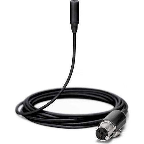 Shure TL48B/O-MTQG-A-TA Omnidirectional Lavalier Microphone (TA4F, Black) (TAA-Compliant) - Creation Networks