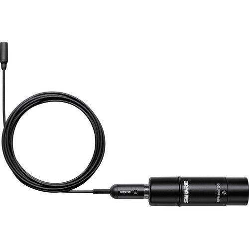 Shure TL48B/O-XLR-A-TA Omnidirectional Lavalier Microphone (XLR, Black) (TAA-Compliant) - Creation Networks