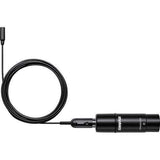 Shure TL48B/O-XLR-A-TA Omnidirectional Lavalier Microphone (XLR, Black) (TAA-Compliant) - Creation Networks
