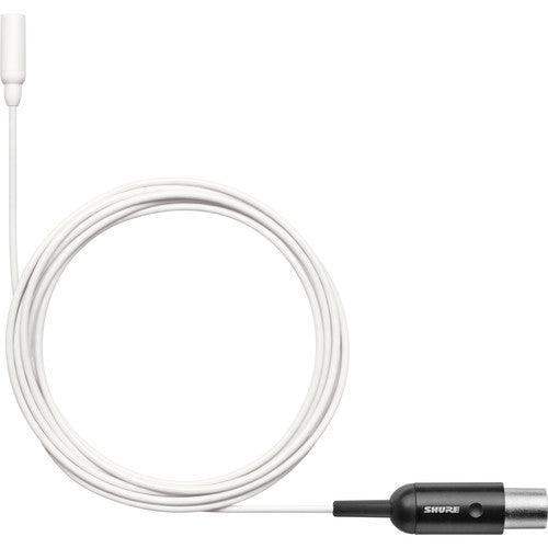 Shure TL48W/O-MTQG-A-TA Omnidirectional Lavalier Microphone (TA4F, White) (TAA-Compliant) - Creation Networks