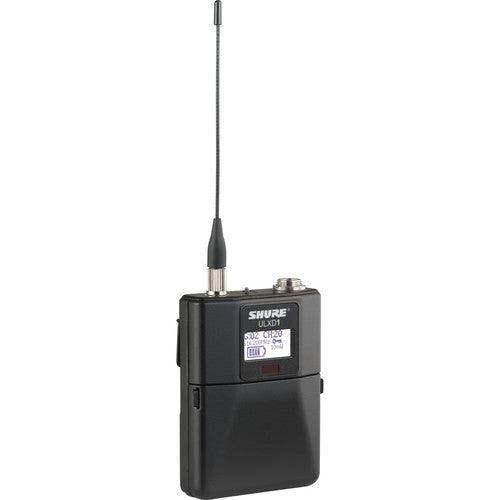 Shure ULXD1LEMO3TA=-X52 Digital Wireless Bodypack Transmitter with LEMO3 (X52: 902 to 925 MHz) (TAA-Compliant) - Creation Networks
