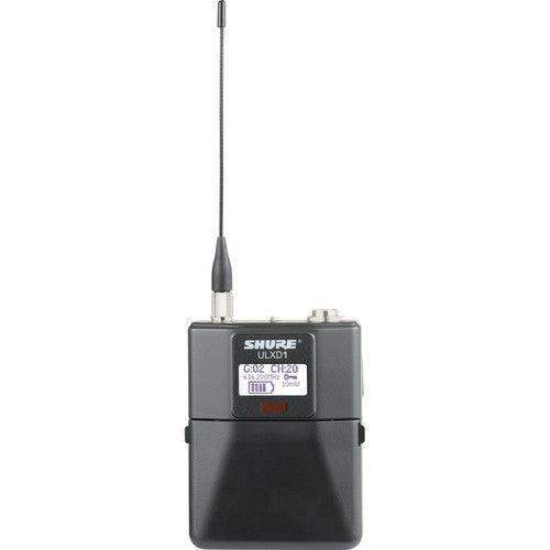 Shure ULXD1TA=-G50 Digital Wireless Bodypack Transmitter with TA4M (G50: 470 to 534 MHz) (TAA-Compliant) - Creation Networks