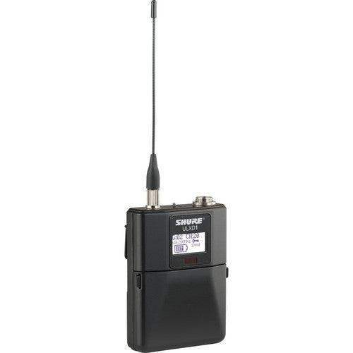 Shure ULXD1TA=-G50 Digital Wireless Bodypack Transmitter with TA4M (G50: 470 to 534 MHz) (TAA-Compliant) - Creation Networks