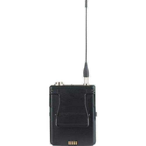 Shure ULXD1TA=-J50A Digital Wireless Bodypack Transmitter with TA4M (J50A: 572 to 608 + 614 to 616 MHz) (TAA-Compliant) - Creation Networks