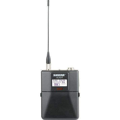 Shure ULXD1TA=-V50 Digital Wireless Bodypack Transmitter with TA4M (V50: 174 to 216 MHz) (TAA-Compliant) - Creation Networks