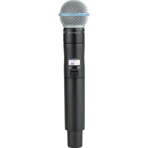 Shure ULXD2TA/B58=-X52 Digital Handheld Wireless Microphone Transmitter with Beta 58A Capsule (X52: 902 to 928 MHz) (TAA-Compliant) - Creation Networks