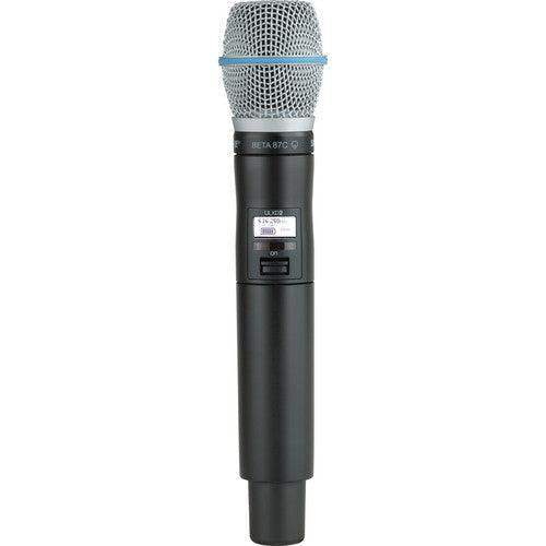 Shure ULXD2TA/B87C=-V50 Digital Handheld Wireless Microphone Transmitter with Beta 87C Capsule (V50: 174 to 216 MHz) (TAA-Compliant) - Creation Networks