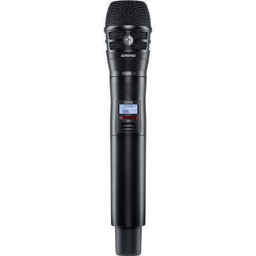 Shure ULXD2TA/K8B=-X52 Digital Handheld Wireless Microphone Transmitter with KSM8 Capsule (X52: 902 to 928 MHz) (TAA-Compliant) - Creation Networks