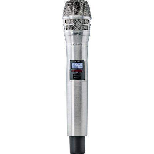 Shure ULXD2TA/K8N=-G50 Digital Handheld Wireless Microphone Transmitter with KSM8 Capsule (G50: 470 to 534 MHz) (TAA-Compliant) - Creation Networks