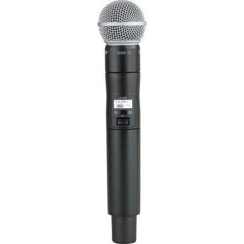 Shure ULXD2TA/SM58=-V50 Digital Handheld Wireless Microphone Transmitter with SM58 Capsule (V50: 174 to 216 MHz) (TAA-Compliant) - Creation Networks