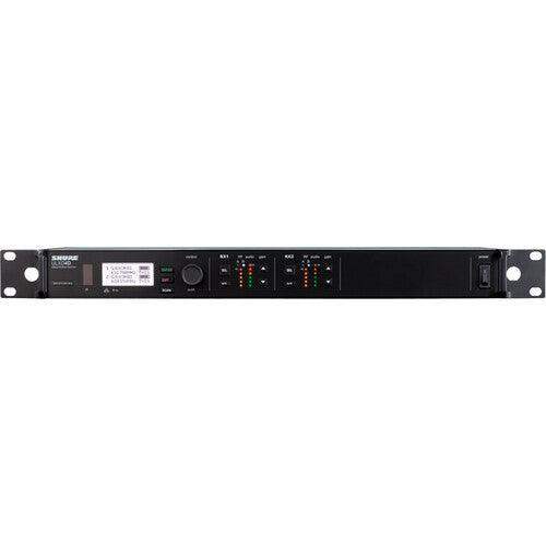 Shure ULXD4DGVTA=-G50 Dual-Channel Digital Wireless Receiver with Always-On Encryption (G50: 470 to 534 MHz) (TAA-Compliant) - Creation Networks