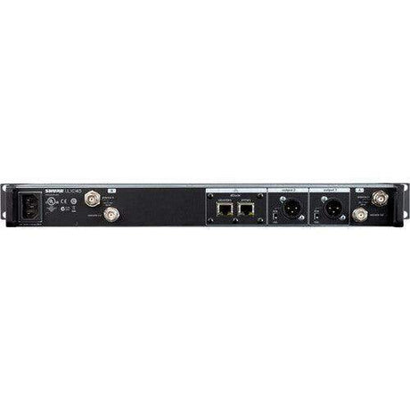 Shure ULXD4DGVTA=-H50 Dual-Channel Digital Wireless Receiver with Always-On Encryption (H50: 534 to 598 MHz) (TAA-Compliant) - Creation Networks