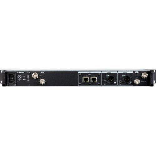 Shure ULXD4DTA=-J50A Dual-Channel Digital Wireless Receiver (J50A: 572 to 608 + 614 to 616 MHz) (TAA-Compliant) - Creation Networks