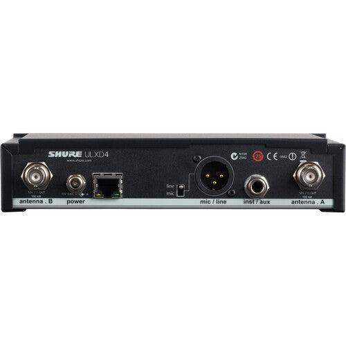 Shure ULXD4GVTA=-G50 Single-Channel Digital Wireless Receiver with Always-On Encryption (G50: 470 to 534 MHz) (TAA-Compliant) - Creation Networks