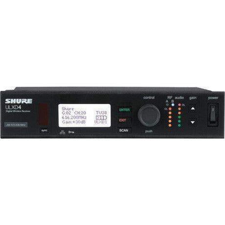 Shure ULXD4GVTA=-G50 Single-Channel Digital Wireless Receiver with Always-On Encryption (G50: 470 to 534 MHz) (TAA-Compliant) - Creation Networks