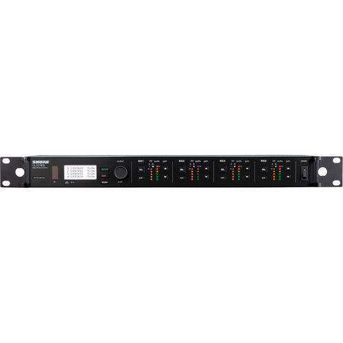 Shure ULXD4QTA=-H50 Quad-Channel Digital Wireless Receiver (H50: 534 to 598 MHz) (TAA-Compliant) - Creation Networks
