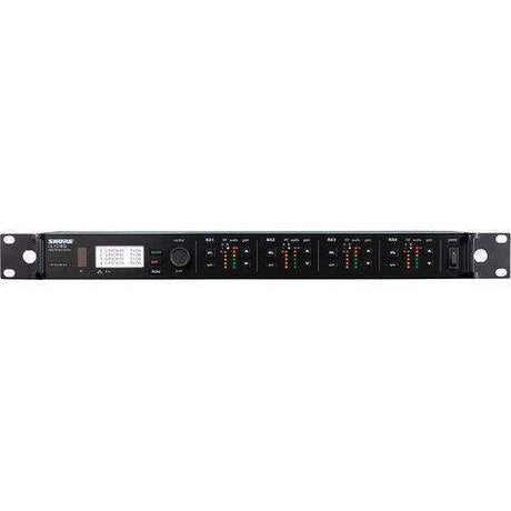 Shure ULXD4QTA=-J50A Quad-Channel Digital Wireless Receiver (J50A: 572 to 608 + 614 to 616 MHz) (TAA-Compliant) - Creation Networks