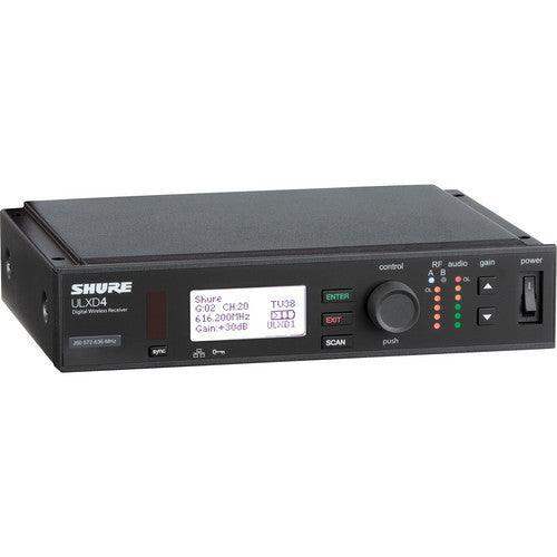 Shure ULXD4TA=-X52 Single-Channel Digital Wireless Receiver (X52: 902 to 928 MHz) (TAA-Compliant) - Creation Networks