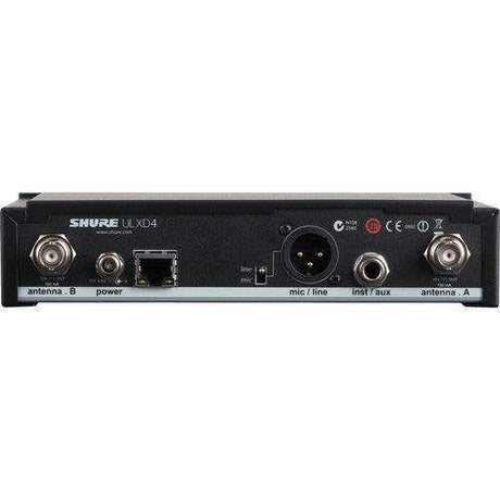 Shure ULXD4TA=-X52 Single-Channel Digital Wireless Receiver (X52: 902 to 928 MHz) (TAA-Compliant) - Creation Networks