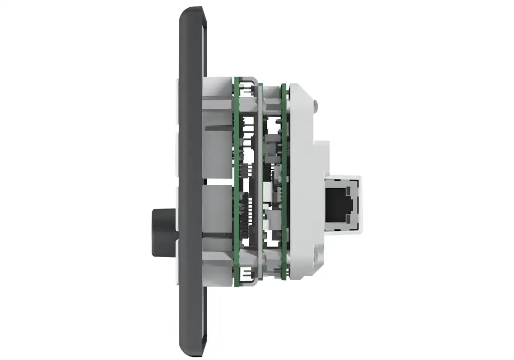Extron MLC Plus 200 White and Black Faceplates, 3-Gang