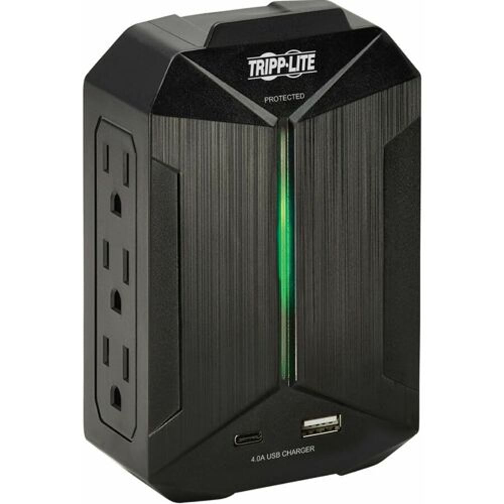 Eaton SK62USBC Tripp Lite Protect It! 6-Outlet Surge Protector - 5-15R Outlets, 2 USB Surge Protectors & Power Strips Eaton