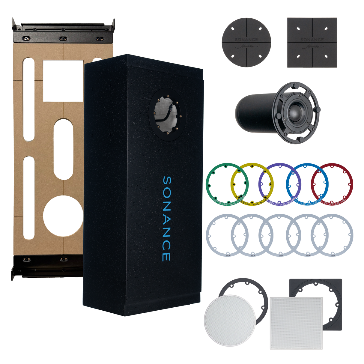 Sonance SA4-66 Complete Speaker Kit – 4-Inch In-Wall Speaker In-Wall Speakers Sonance
