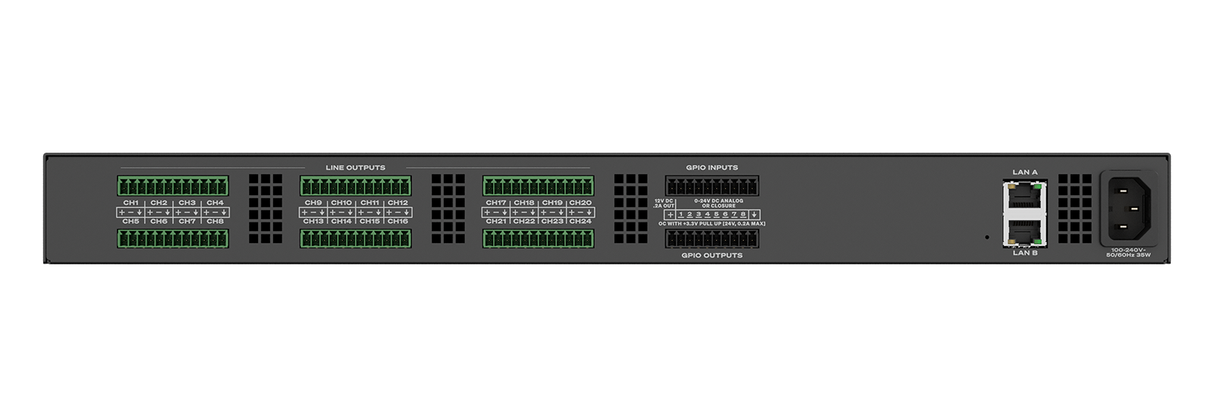 QSC QIO-L24o Twenty-four (24) line level outputs