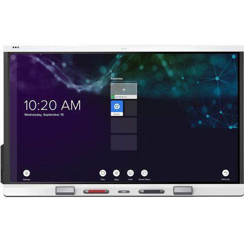 SMART Board 6000 Series 75" 4K Pro Interactive Display w/ iQ and Meeting Pro Software (White Bezels) - SBID-6275S-V3-PW - Creation Networks