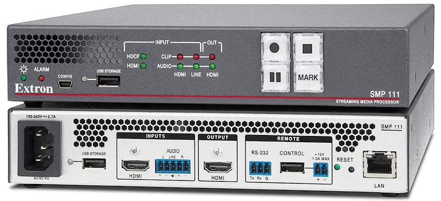 Extron SMP 111 Single Channel H.264 Streaming Media Processor