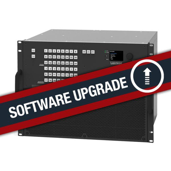 Lightware MX2M-FR24R-Upgrade Software upgrade to redundant power operation for MX2M-FR24R modular frame - 91110027