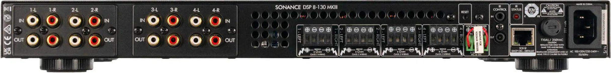 Sonance - DSP 8-130 MKIII AMP - 1160W 8.0-Ch. Multi-Channel Amplifier With DSP (Each) - Black - Creation Networks