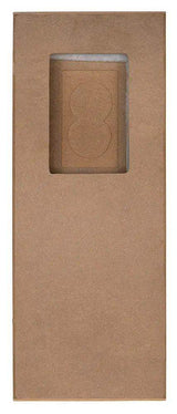 Sonance - MEDIUM RECTANGLE ACOUSTIC ENCLOSURE - Enclosure for Select Visual Performance 6.5" Speakers (Each) - Wood - Creation Networks