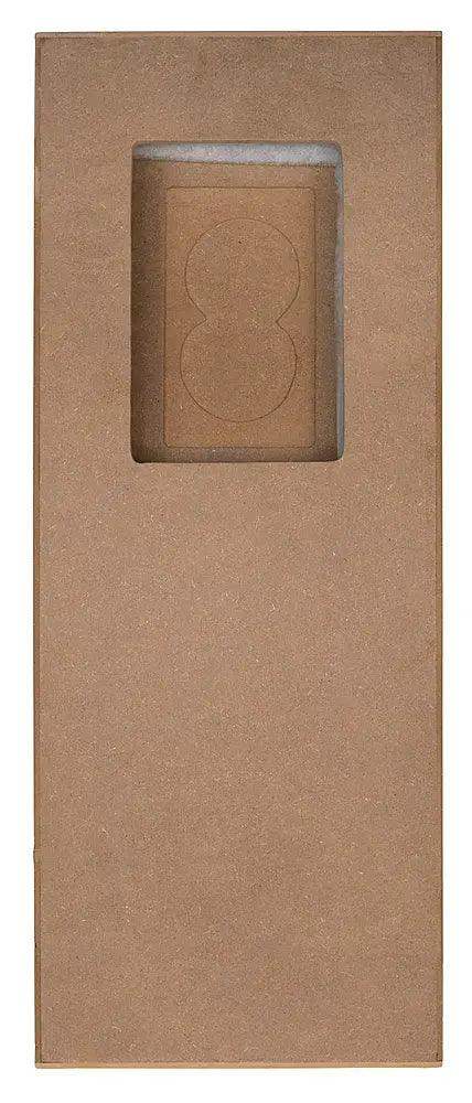 Sonance - MEDIUM RECTANGLE ACOUSTIC ENCLOSURE - Enclosure for Select Visual Performance 6.5" Speakers (Each) - Wood - Creation Networks