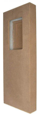 Sonance - MEDIUM RECTANGLE ACOUSTIC ENCLOSURE - Enclosure for Select Visual Performance 6.5" Speakers (Each) - Wood - Creation Networks