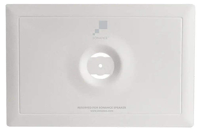 Sonance - Medium Rectangle Coverplate (2-Pack) - White - Creation Networks