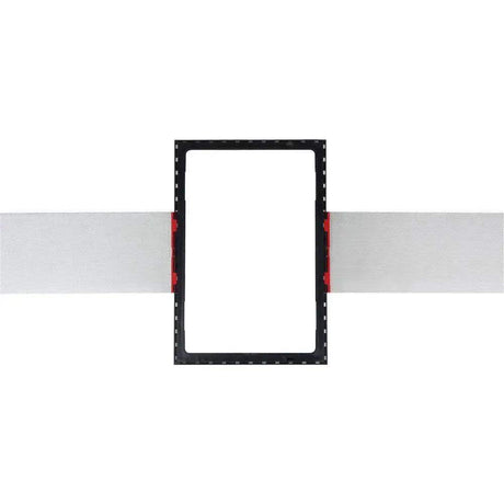 Sonance - MEDIUM RECTANGLE FLEX BRACKET - Flex Bracket for Select 6.5" Speakers (10-Pack) - Black - Creation Networks
