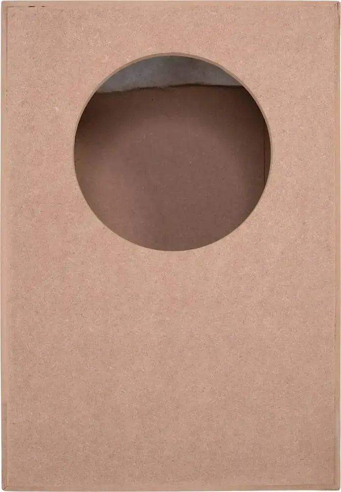 Sonance - MEDIUM ROUND ACOUSTIC ENCLOSURE - Visual Performance Enclosure for Select 6.5" In-ceiling Speakers (Each) - Wood - Creation Networks