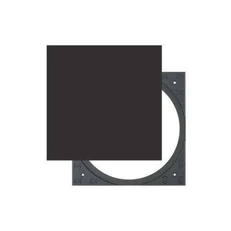 Sonance Pro Series PS-C63R/PS-C43RTLP Square adapter with Grille (Pair) - Black - Creation Networks