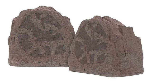 Sonance - RK63 - Rocks 6-1/2" 2-Way Outdoor Speakers (Pair) - Brown - Creation Networks