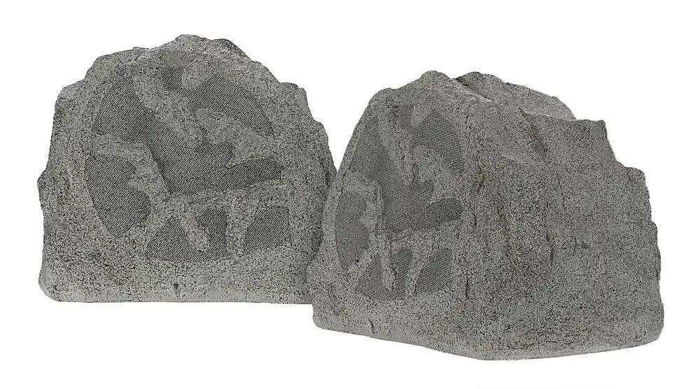 Sonance - RK63 - Rocks 6-1/2" 2-Way Outdoor Speakers (Pair) - Granite - Creation Networks